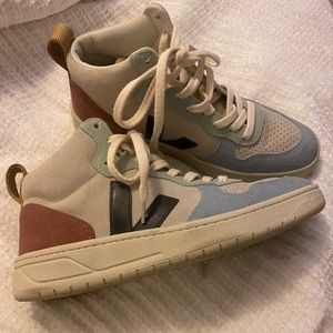 Veja V 15 suede multicolored sneaker size 7